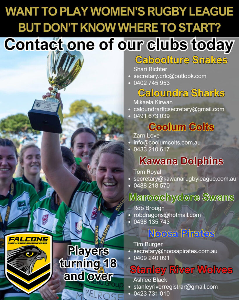 Want to play Women's Rugby League?