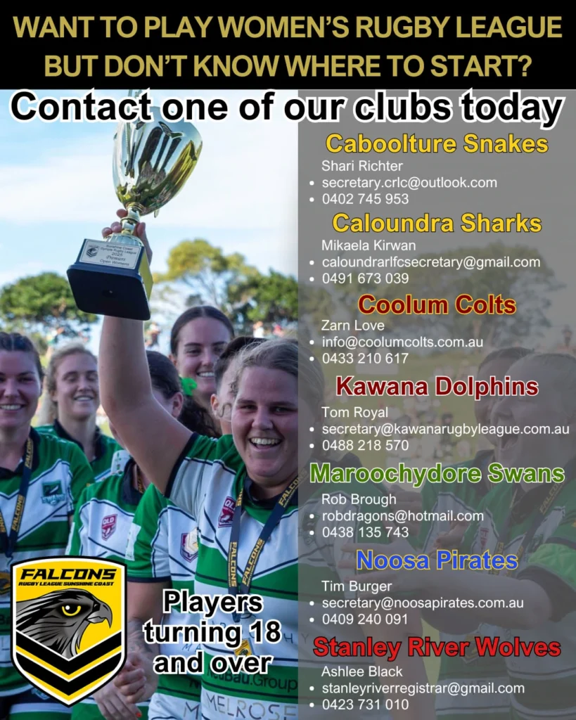 Want to play Women’s Rugby League?